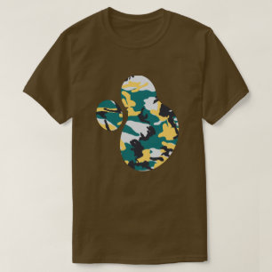 Camiseta Esplat de pintura de patrón de camo a orillas del 