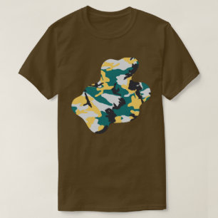 Camiseta Esplat de pintura de patrón de camo a orillas del 