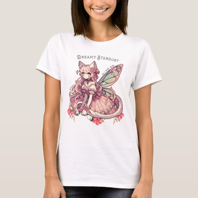 Camiseta Espléndida Stardust-A Fantasía Fairycore (Anverso)