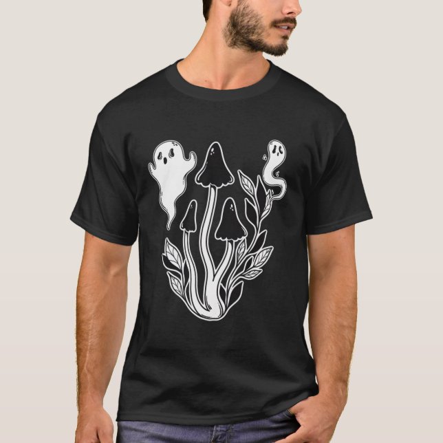 Camiseta Espléndido Ghost Cottagecore Mushroom (Anverso)
