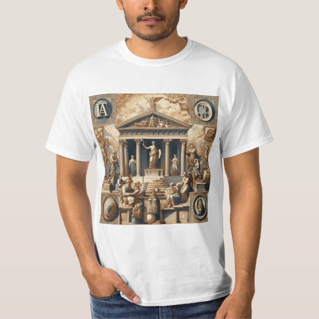 Camiseta Esplendor de la Antigua Grecia (Anverso)