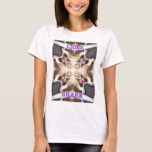 Camiseta Esplendor del Serengeti: Arte vibrante con cuero d