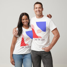 Camiseta Esplusa de color de resumen negrita