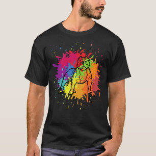 Camiseta Espoleta De Pintura Artista De Pitbull Estadounide