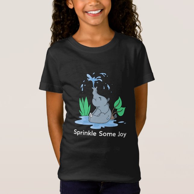 Camiseta Espolvorear algo de alegría (Anverso)