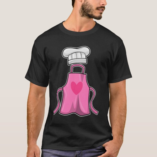Camiseta Esponja de cocina y gorra de cocina con corazón (Anverso)