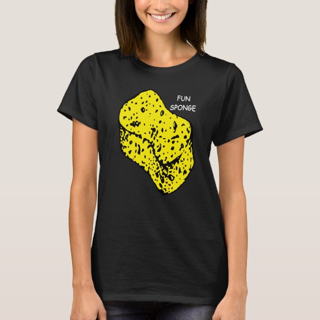Camiseta Esponja Divertida para Fastidiar Fiestas (Anverso)