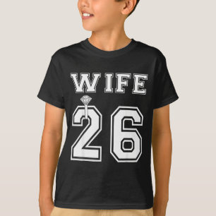 Camiseta Esposa 2026 marido partido de compromiso a juego