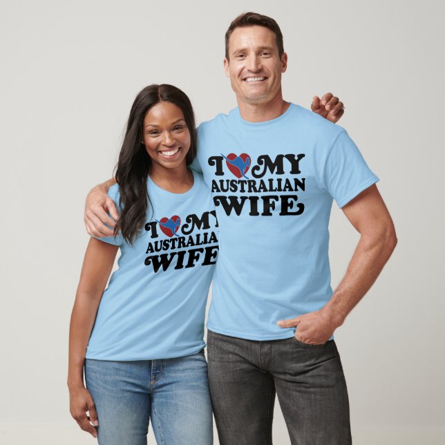 Camiseta Esposa australiana (Unisexo)