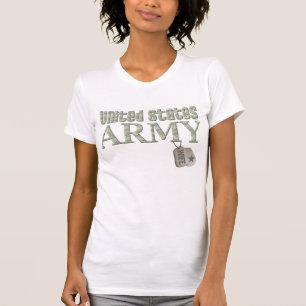 Camiseta Esposa Camo del ejército