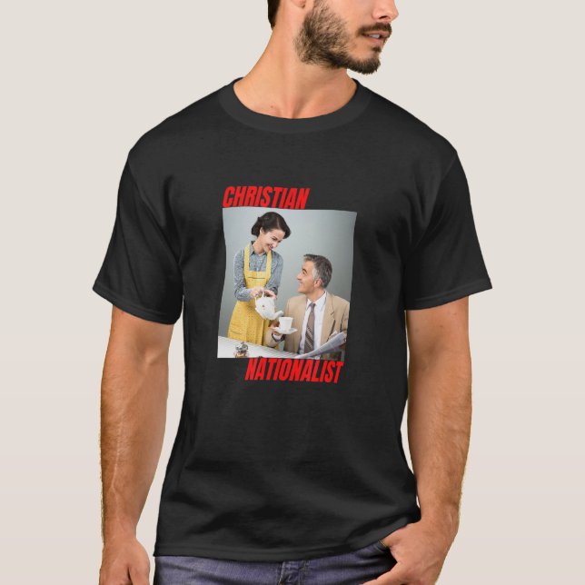 Camiseta Esposa cristiana cristiana nacionalista cristiana (Anverso)