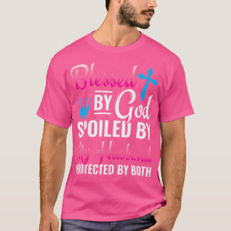 Camiseta Esposa Cristiana Jesús Bendecido Por Dios Que Mi