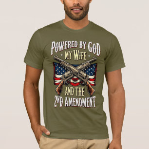 Camiseta Esposa cristiana patriótica 2ª enmienda