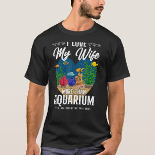 Camiseta Esposa De Acuario De Agua Saltwater Me Encanta Más