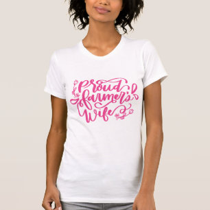 Camiseta Esposa de agricultor orgullosa