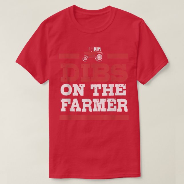Camiseta Esposa De Agricultores Se Inclina Por La Campesina (Diseño del anverso)