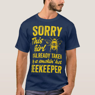 Camiseta Esposa de apicultura divertida Girlfriend Wifey Be