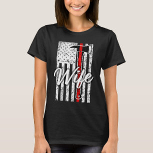 Camiseta Esposa de bombero, esposa de bombero, mujer de del