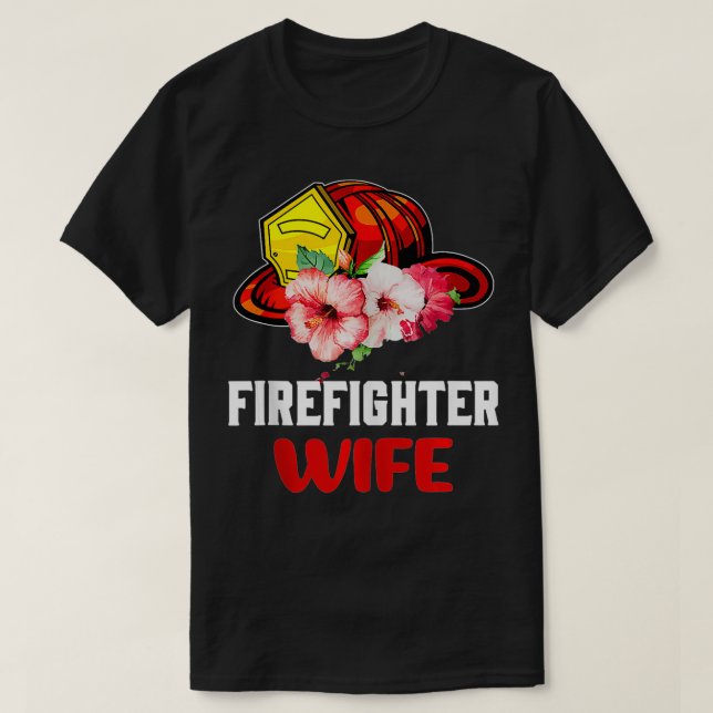 Camiseta Esposa de bomberos (Diseño del anverso)