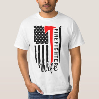 Camiseta Esposa de bomberos