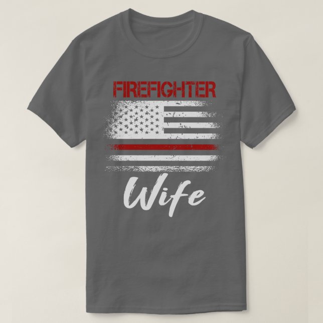 Camiseta Esposa de bomberos (Diseño del anverso)