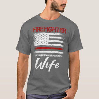 Camiseta Esposa de bomberos