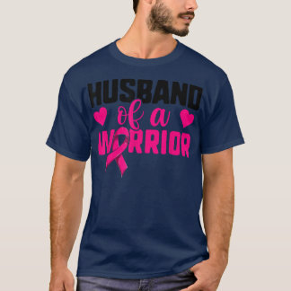 Camiseta Esposa De Cáncer De Mama, Esposo De Un Guerrero