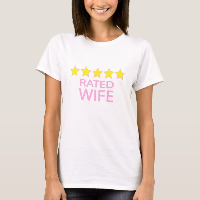 Camiseta Esposa de cinco estrellas (Anverso)