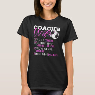 Camiseta Esposa de entrenador de fútbol