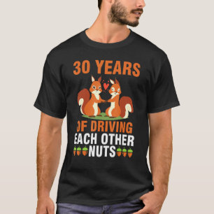 Camiseta Esposa De Fox Husband Casada Con 30 Años De Conduc