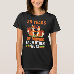 Camiseta Esposa De Fox Husband Casada Con 39 Años De Conduc