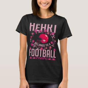 Camiseta Esposa De Fútbol Girlfriend Cita Jugador De Entren