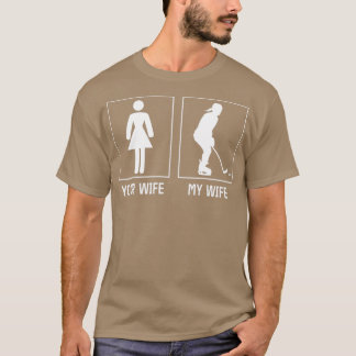 Camiseta Esposa de jugador de hockey
