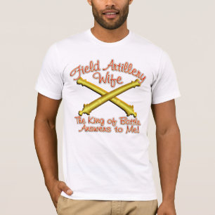 Camiseta Esposa de la artillería de campaña