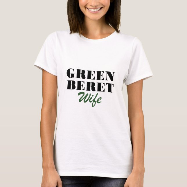 Camiseta Esposa de la boina verde (Anverso)