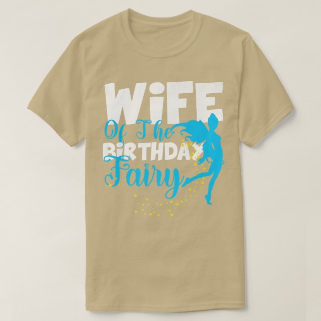 Camiseta Esposa de la brigada de cumpleaños de la Fantasía  (Diseño del anverso)