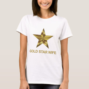 Camiseta Esposa de la estrella del oro