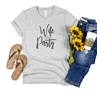 Camiseta Esposa de la Fiesta Bachelorette Bride