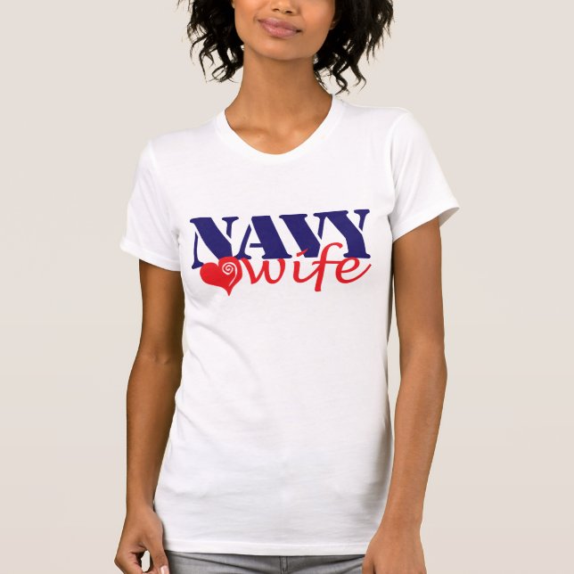 Camiseta Esposa de la Marina (Anverso)