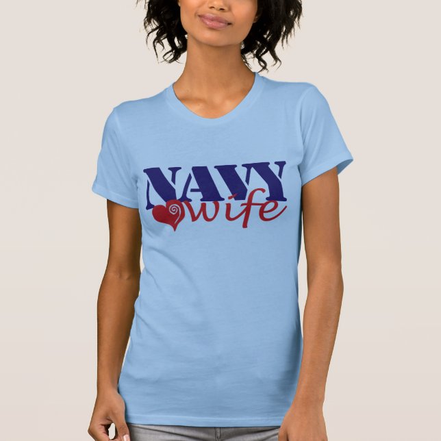 Camiseta Esposa de la Marina (Anverso)