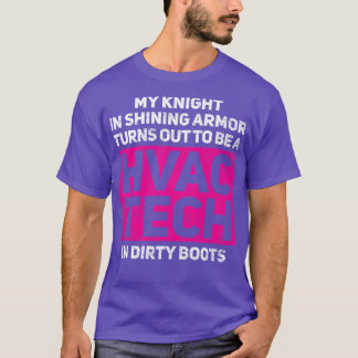 Camiseta Esposa de la novia del HVAC Tech con problemas