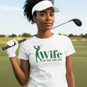 Camiseta Esposa de la Par-Tee Fiesta de Soltera de Golf