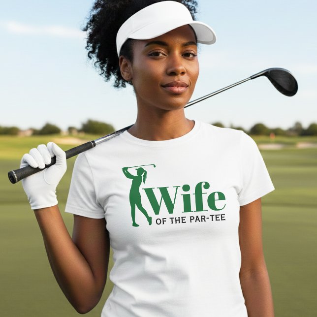 Camiseta Esposa de la Par-Tee Fiesta de Soltera de Golf (Subido por el creador)