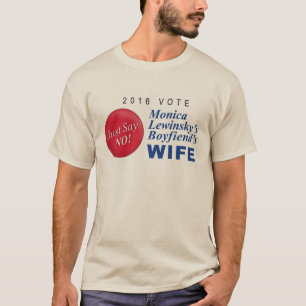 Camiseta Esposa de los novios de Mónica Lewinskys