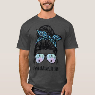 Camiseta Esposa de los pescadores Vida desordenada Bun Fish