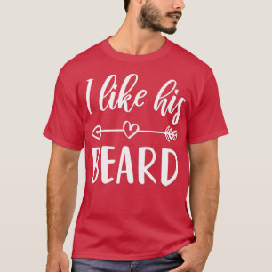 Camiseta Esposa De Marido Con Cabeza Como Su Barba 1