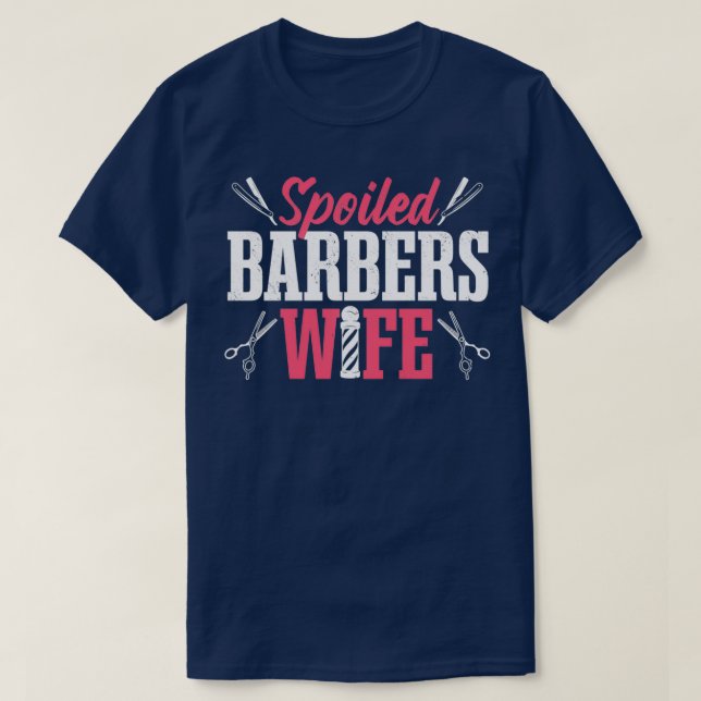 Camiseta Esposa de peluquería de peluquería estropeada Barb (Diseño del anverso)