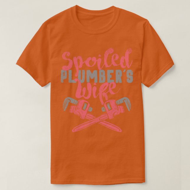Camiseta Esposa de plomeros malcriados (Diseño del anverso)