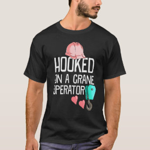 Camiseta Esposa de trabajador de la construcción enganchada