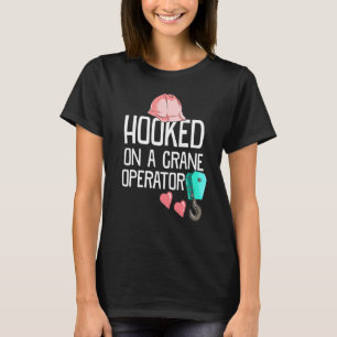 Camiseta Esposa de trabajador de la construcción enganchada